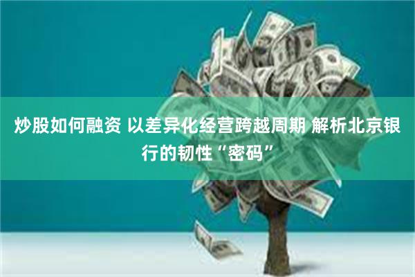 炒股如何融资 以差异化经营跨越周期 解析北京银行的韧性“密码”