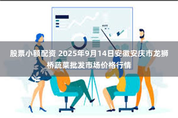 股票小额配资 2025年9月14日安徽安庆市龙狮桥蔬菜批发市场价格行情