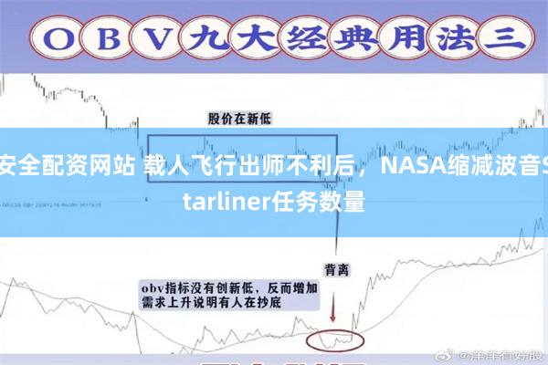 安全配资网站 载人飞行出师不利后,NASA缩减波音Starliner任务数量